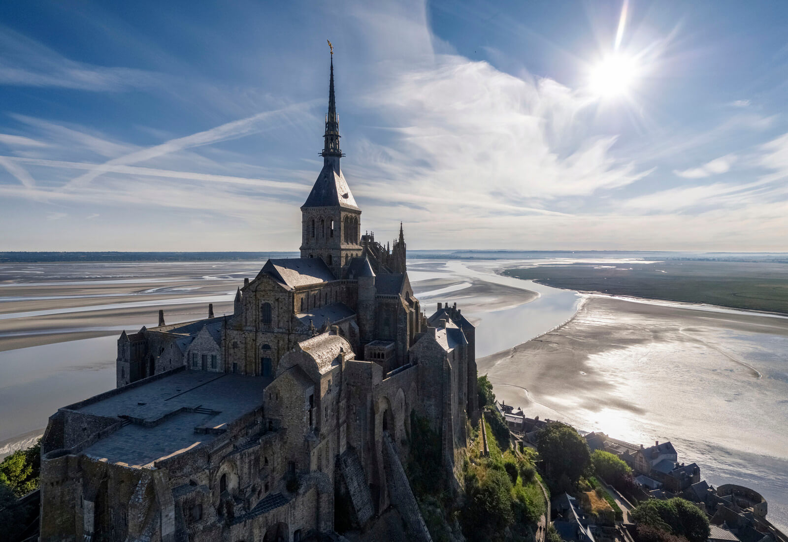 The Abbey Of Mont Saint Michel Mont Saint Michel Normandy Destination
