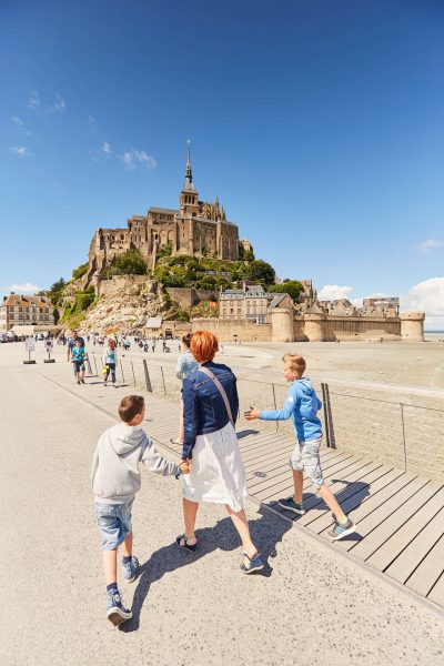 Le Mont-Saint-Michel avec mes enfants