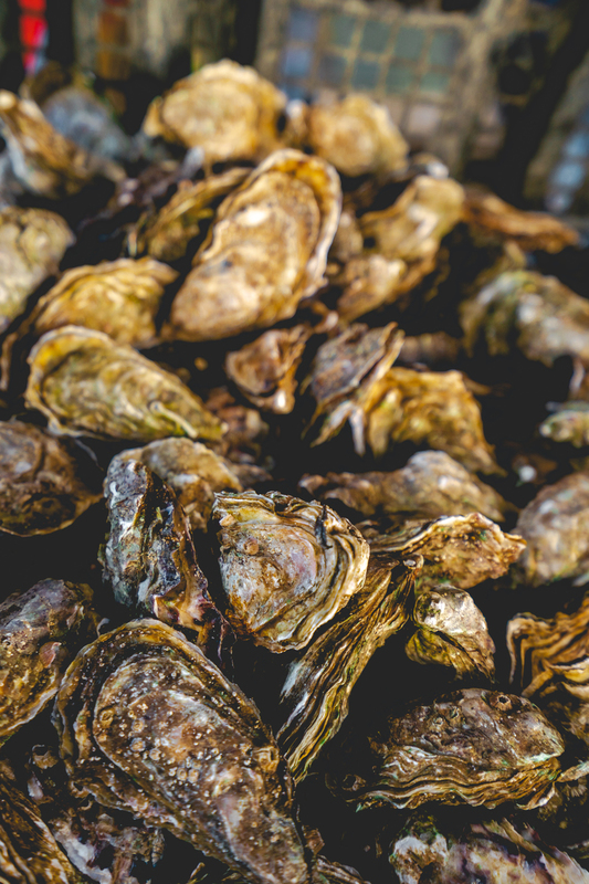 Huitres de Normandie et Bretagne