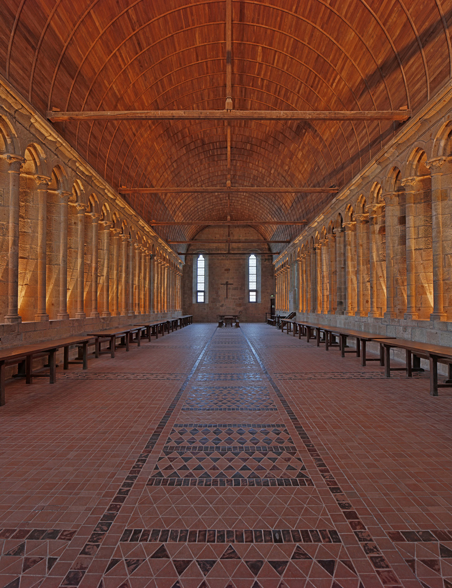 REFECTOIRE DES MOINES - ABBAYE DU MONT SAINT MICHEL