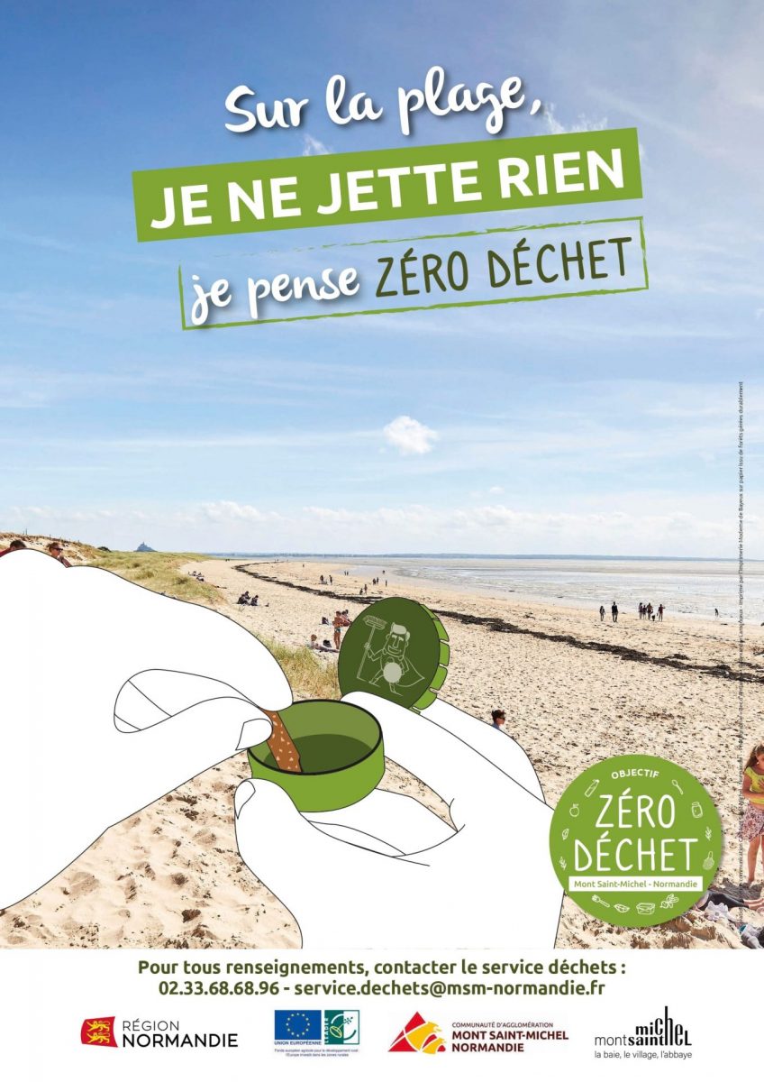 Campagne d'affiches Objectif Zero Déchet