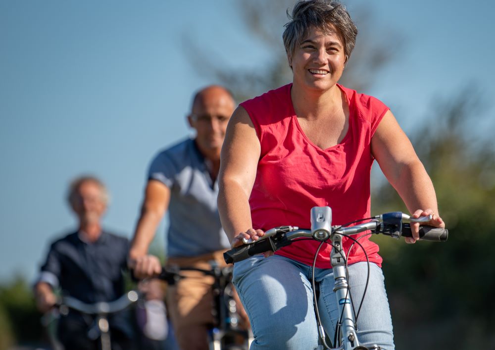 sortie à vélo en famille