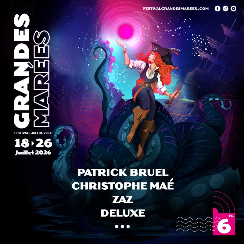 affiche Festival Grandes Marées 2026