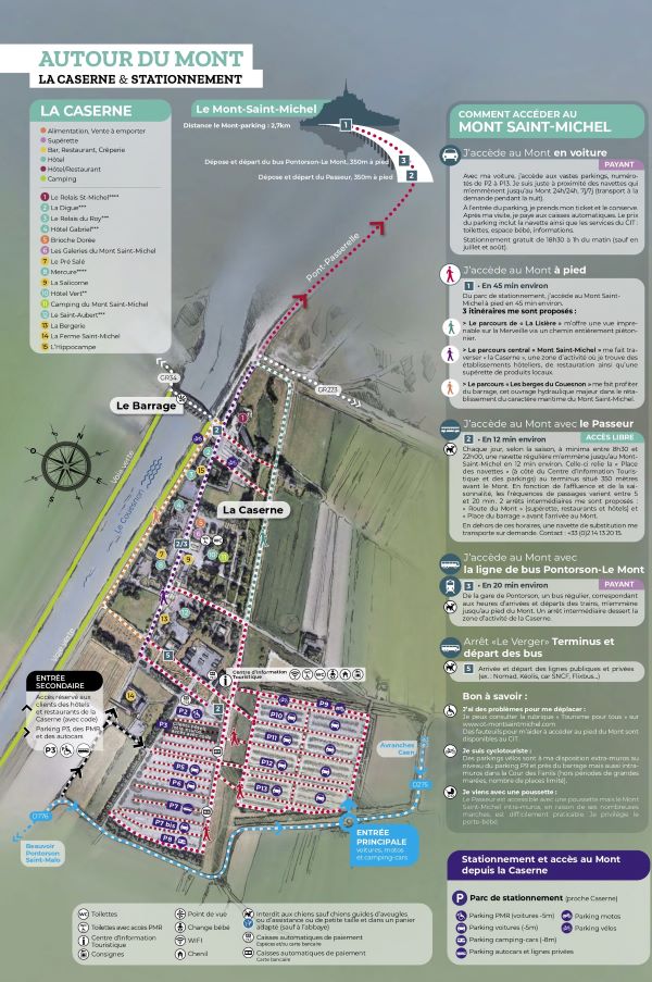 Français_Plan Mont-Saint-Michel 2023 Parking