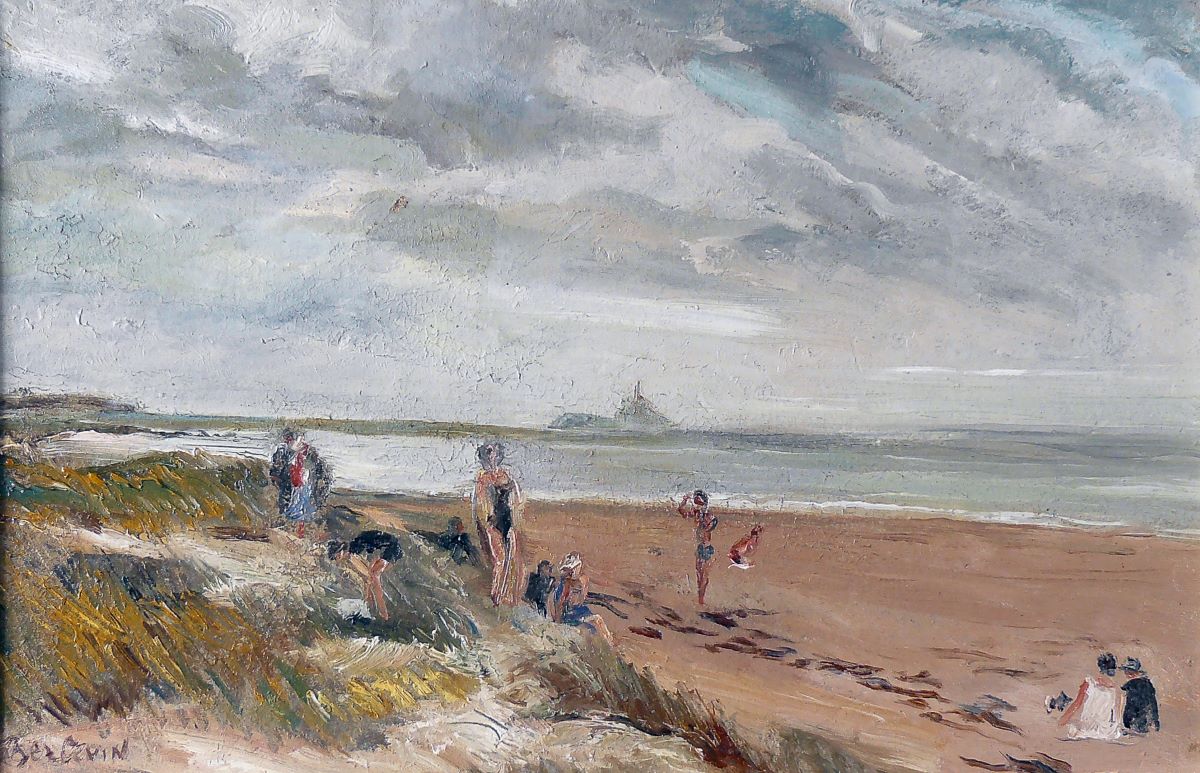 Peinture d'Albert Bergevin nommé "Au bord de la baie"