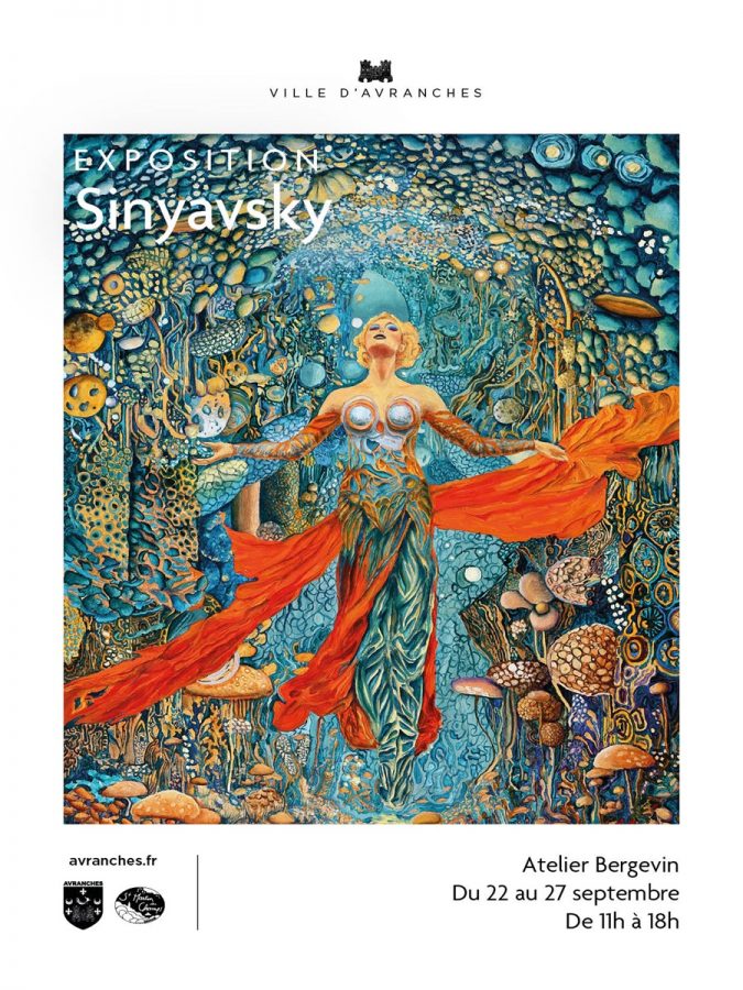 Affiche-ExpoSinyavsky-AtelierBergevinAvranches-22au27-09-2026