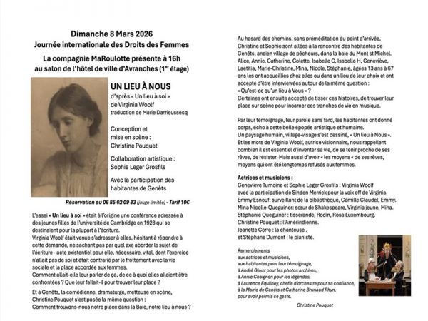 Théâtre « Un lieu à nous »