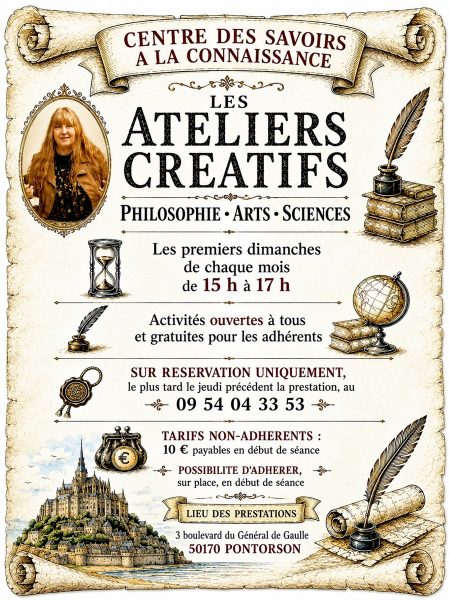 La philosophie à la portée de tous – Atelier créatif