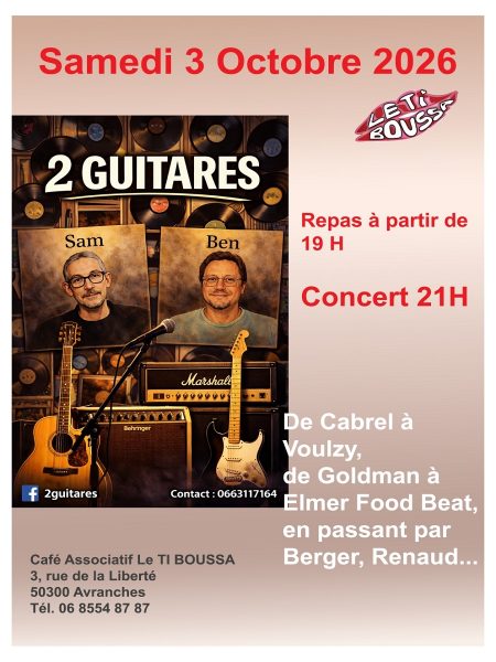 Concert « 2 guitares »