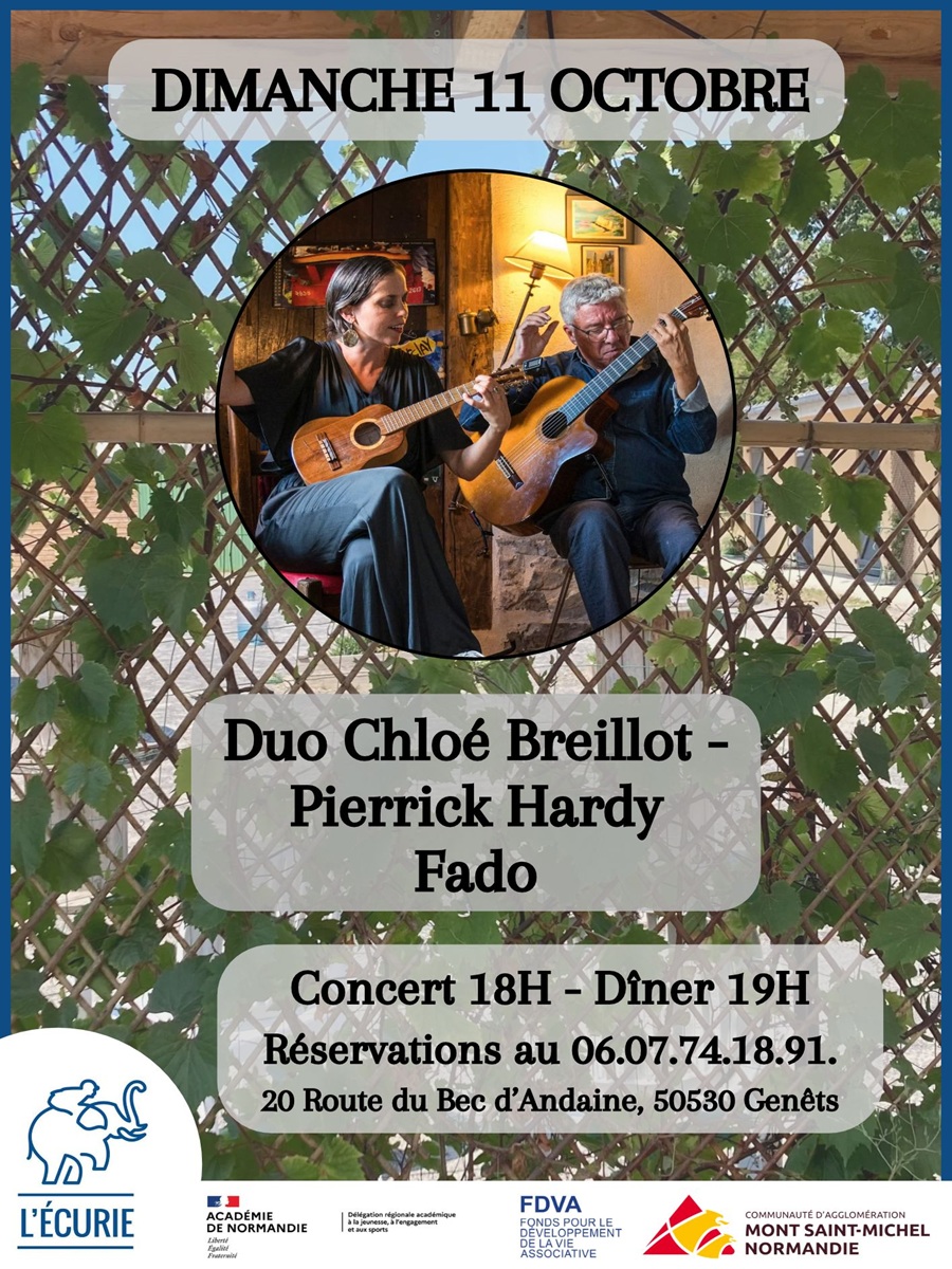 Concert « Duo Chloé Breillot et Pierrick Hardy »