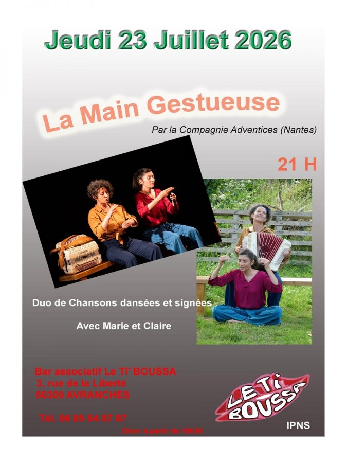 Concert-LaMainGestueuse-TiBoussaAvranches-23-07-2026