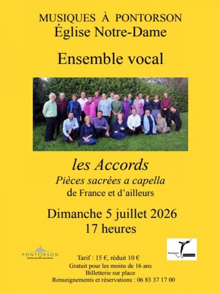 Concert de l&rsquo;ensemble vocal « Les accords »