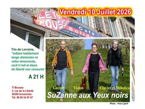 Concert « Suzanne aux yeux noirs »