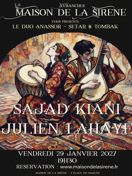 Concert – musique du monde > Duo Anassor – Improvisations persanes…