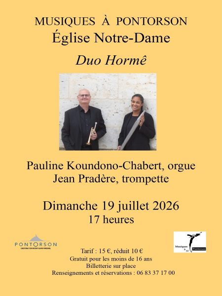 Concert « Duo Hormê, trompette et orgue