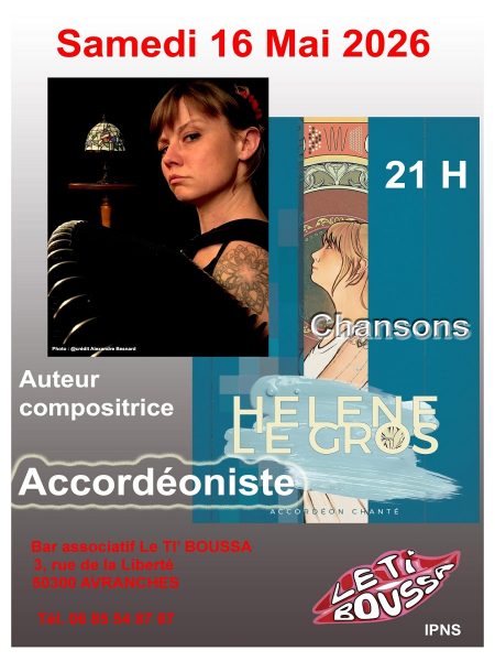 Concert Hélène Legros au Ti&rsquo;Boussa