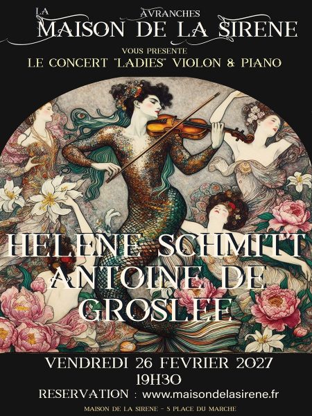 Concert – musique classique > Hélène Schmitt et Antoine de Groslée – Ladies