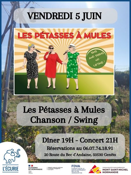 Concert « Les Pétasses à Mules »