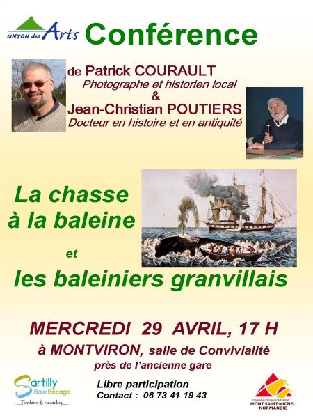 Conférence « La chasse à la baleine et les baleiniers granvillais »