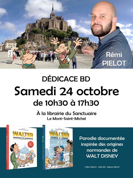 Dédicace BD Walt Disney au Mont-Saint-Michel