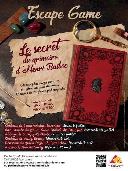 Escape Game : « Le secret du grimoire d&rsquo;Henri Baiboc »