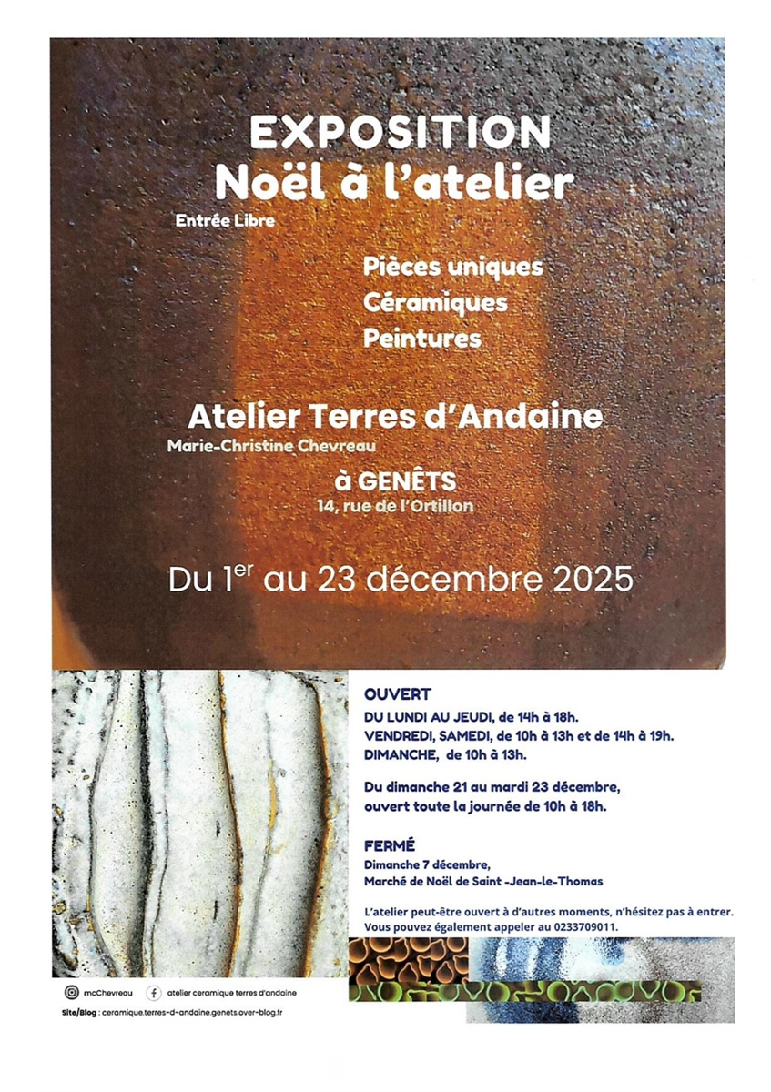 Exposition « Noël à l’atelier »