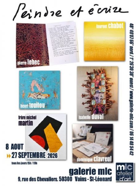 Exposition « Peindre et écrire »