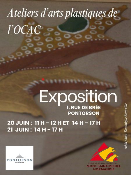 Exposition des ateliers arts plastiques de l&rsquo;OCAC