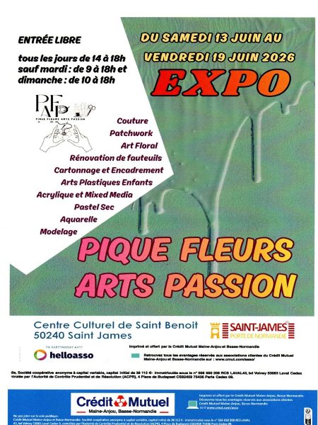 Exposition « Pique fleurs et arts passion »