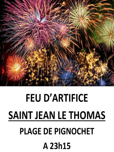 Feu d&rsquo;artifice précédé d&rsquo;une retraite aux flambeaux
