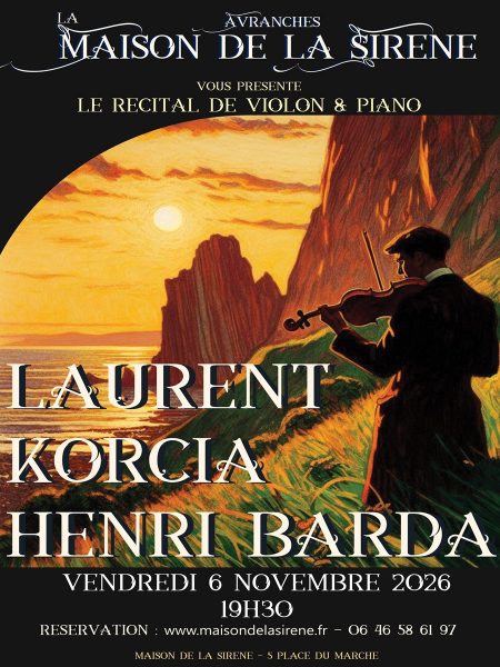 Concert musique classique > Laurent Korcia et Henri Barda – Rencontre