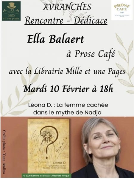 Rencontre-dédicace avec Ella Balaert