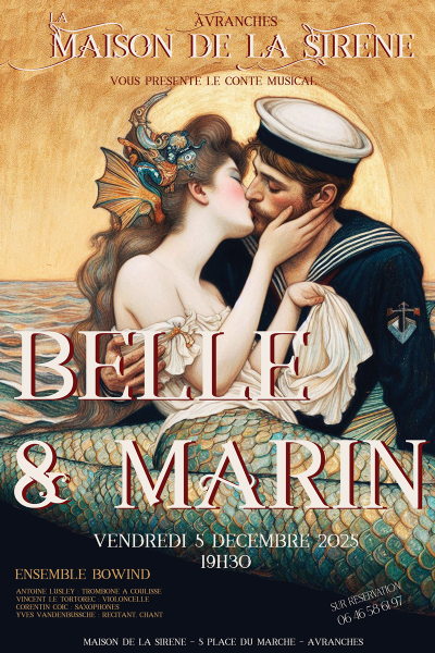 Conte musical « Belle et Marin » avec l’ensemble Bowind et Yves Vandenbussche