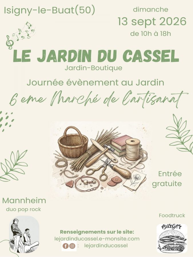 Marcheartisanat-JardinduCassel-Isigny-le-Buat-13-09-2026-bis
