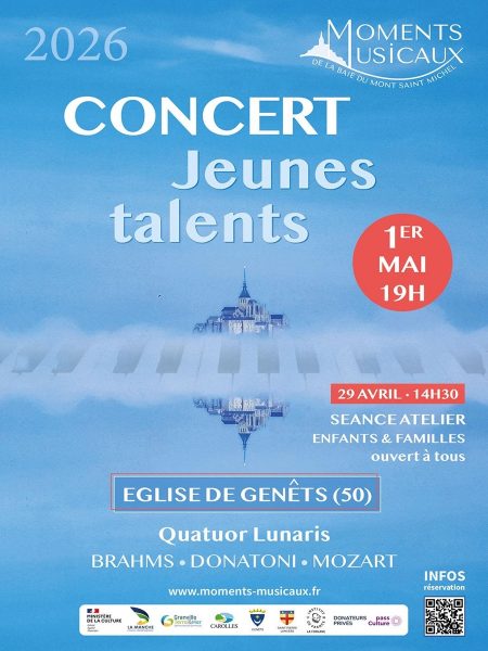 Événement Jeunes Talents des Moments Musicaux de la Baie du Mont Saint-Michel