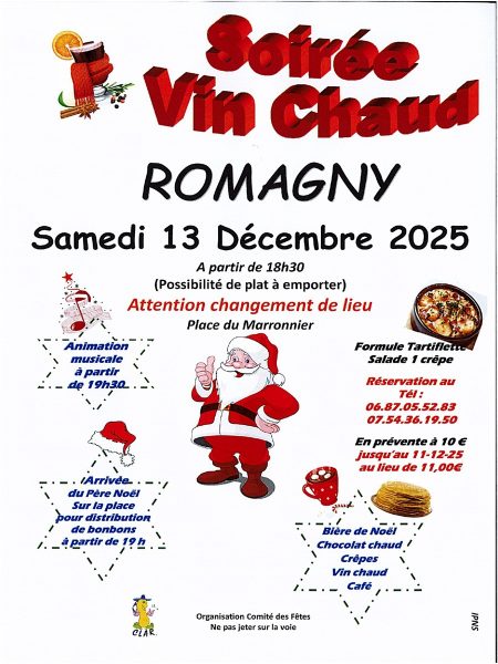 Soirée de fin d’année « soirée vin chaud »