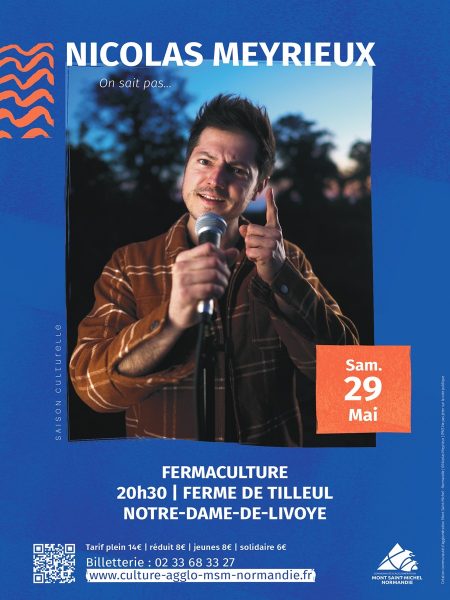 Saison Culturelle > Fermaculture – Spectacle humour « Nicolas Meyrieux – On sait pas… »