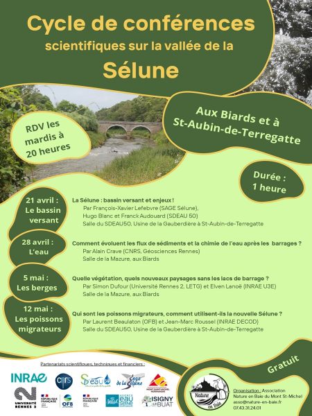 Cycle de conférences : « La Sélune : bassin versant et enjeux ! »