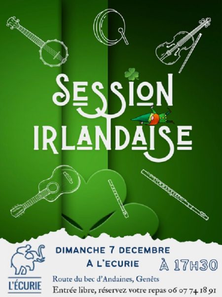 Session de musique Irlandaise
