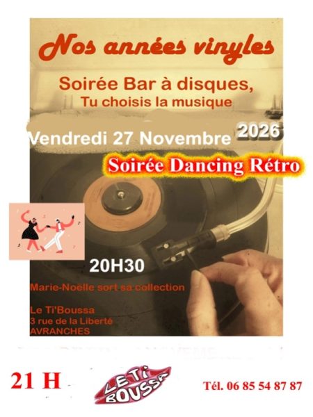 Soirée dancing rétro « Nos années vinyles »