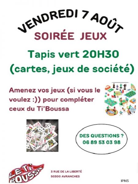 Soirée jeux