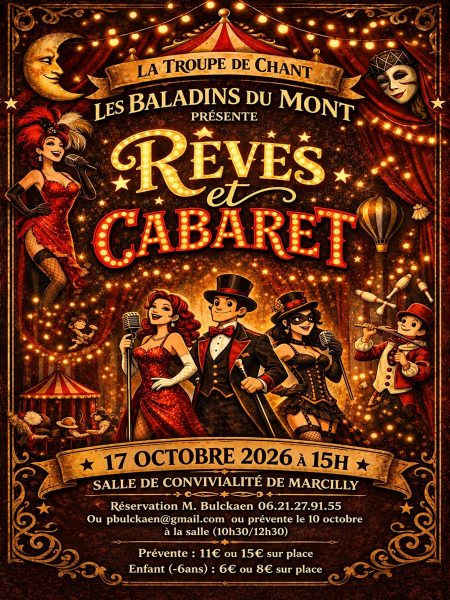 Spectacle « Rêves et cabaret »
