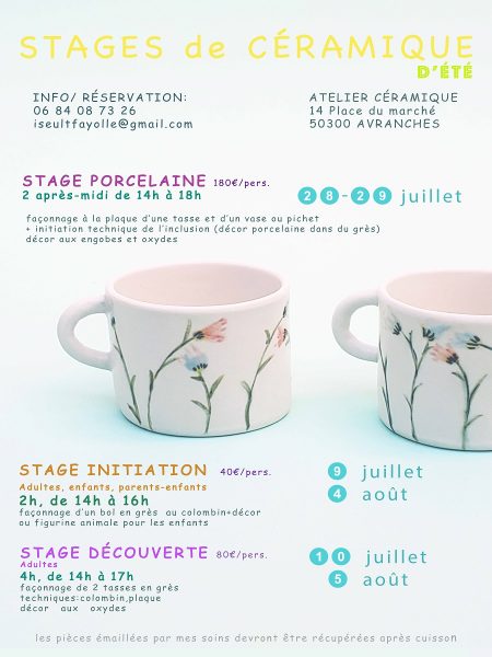 Stage découverte céramique