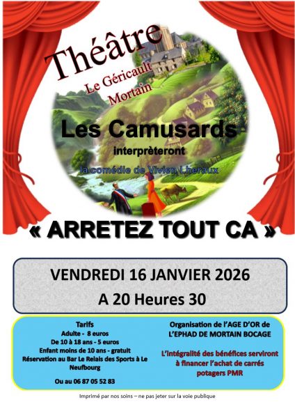 Théâtre « Arrêtez tout ça ! »