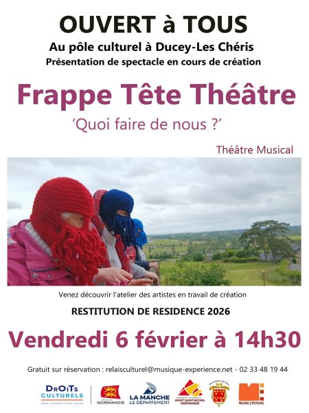 Théâtre musical « Quoi faire de nous ? » Cie Frappe-Tête Théâtre