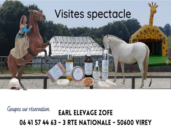 Les Visites du Jeudi > Visites spectacle – élevage Zofé